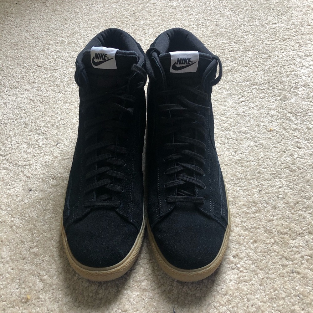 Nike Blazer Mid PRM Casual shoe/Size 14/BlackSuede